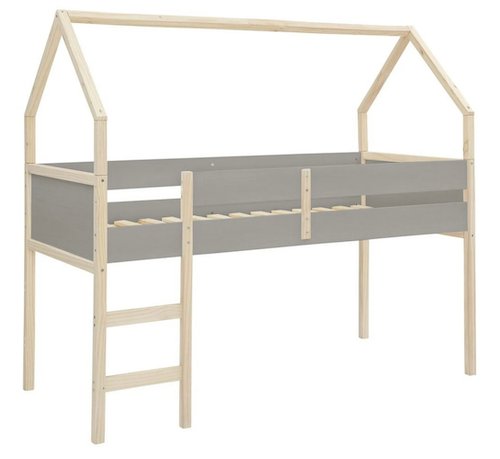 Himmelsäng med lekyta, Grå