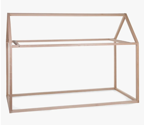 Hus sängram från Childhome 90x200, Natur