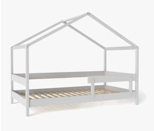 Modern grå hussäng 80x160 från Yappy Kids i FCS-certifierat trä