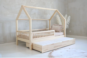 Hudson hussäng 90x200 med utdragbar extrasäng i furu