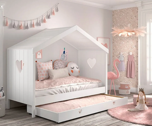 Amori Hussäng 90×200 cm – med utdragbar extra säng