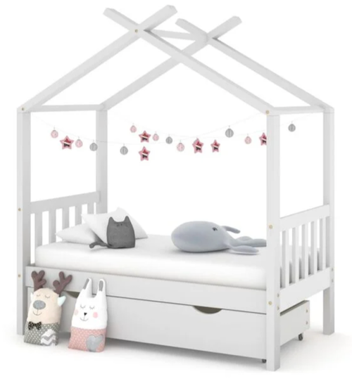 VidaXL hussäng med låda – Massiv furu i 3 färger & 3 storlekar!